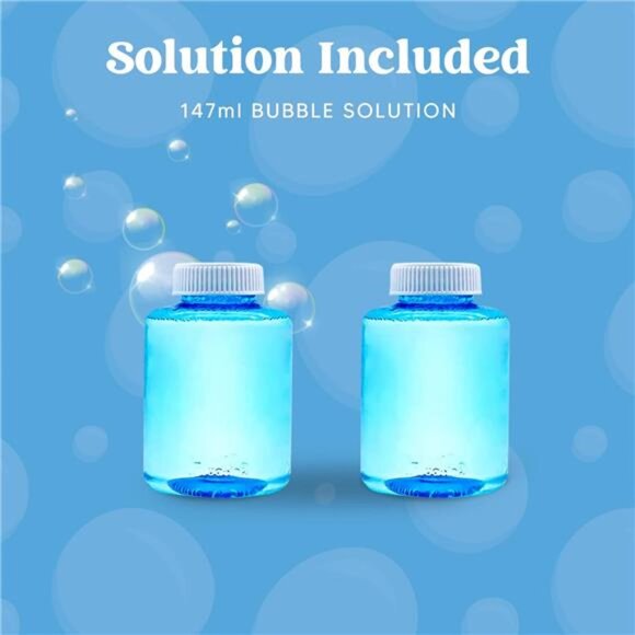 2 Bubble Guns with 2 Refill Solution (10 oz Total), Bubbles Maker, Blower - Picture 14 of 16